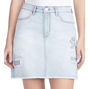 William Rast Distressed Denim Skirt Size 5